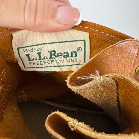 L.L. Bean Maine Hunting Shoe Boots Waterproof Outdoors Leather Women 8 USA - Picture 10 of 14